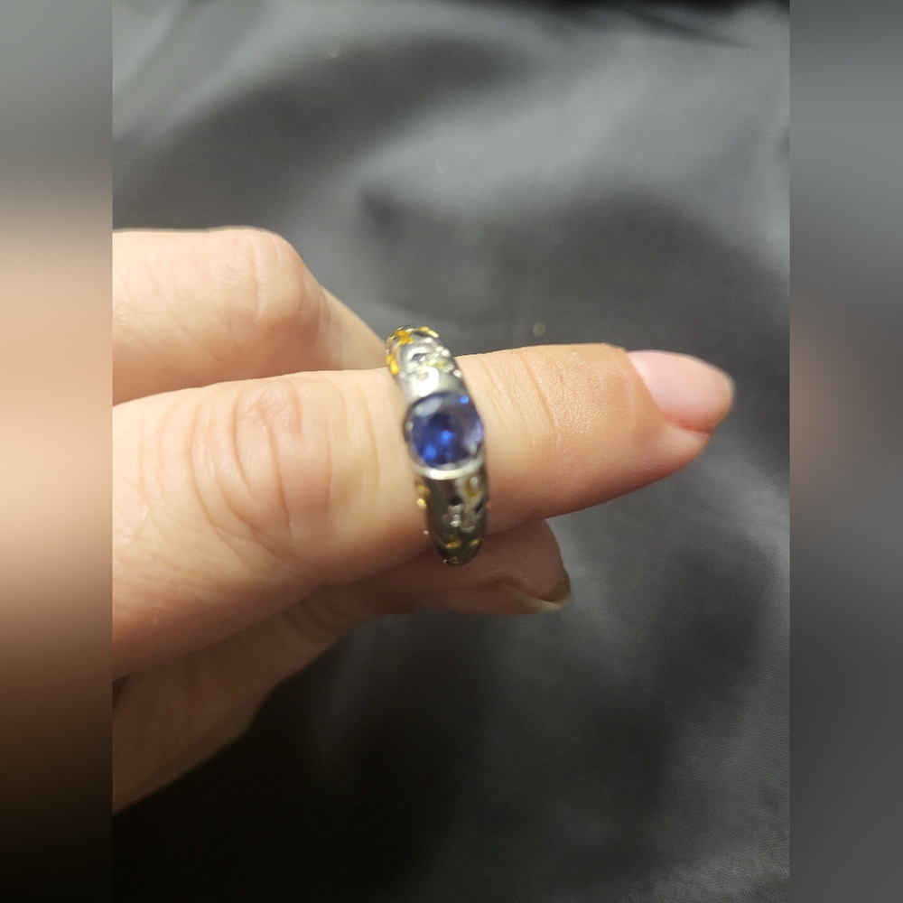 Ring blue stone